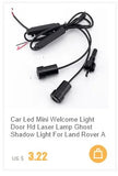 Custom LED Door Projector Lights for FIAT 500X 500L - OEM Ghost Shadow Welcome Lights