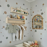 Modern Abstract Vinyl Wall Dot Stickers – Self-Adhesive Decorative Decals for Kids' Rooms & Nurseries