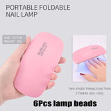 Professional Handheld UV Nail Lamp - 2W Dual Wavelength 365nm/395nm Gel Dryer