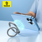 360° Magnetic Phone Ring Holder – Foldable Kickstand with Strong Grip