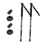 Adjustable Aluminum Trekking Pole with Telescopic Lock – Hiking Stick with Carbon Steel Tip