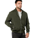 Men's Lightweight Bomber Jacket – Windproof Varsity Style Coat