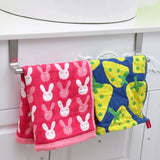Toallero de acero inoxidable para colgar sobre la puerta: toallero para cocina y baño sin perforaciones