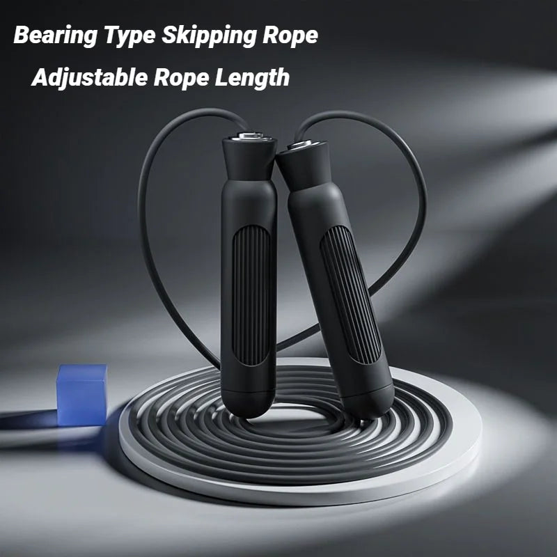 Efficient Bearing Jump Rope for Fitness – Adjustable, Non-Slip, and Durable for Adults & Children