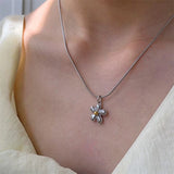 Elegant Star Pendant Snake Chain Necklace – Trendy Copper Alloy Jewelry for Women
