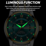 Men’s Stainless Steel Quartz Wristwatch with Waterproof Chronograph