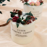 Vela perfumada de cera de soja de 10 cm: vela de pilar de aromaterapia para el hogar y la relajación
