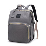 Mochila grande de nailon para pañales: elegante, duradera y espaciosa para padres en movimiento