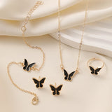 Collar romántico con colgante de insecto: joyería de moda bonita y moderna para mujeres
