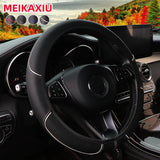 Universal 15-Inch Steering Wheel Cover – Durable, Anti-Slip Grip for All-Season Driving Comfort