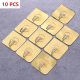 Transparent Suction Hook - Strong, Non-Punching Adhesive Wall Hook for Home & Kitchen