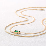 Elegante collar con colgante de mariposa y corazón con letras doradas de doble capa para mujer: regalo de joyería perfecto para bodas y fiestas