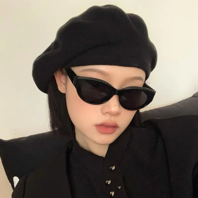 Nuevas gafas de sol con forma de ojo de gato para mujer: diseño vintage ovalado y cuadrado elíptico