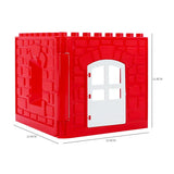 Large Building Block House Set - Doors, Windows & Roof Accessories for Creative Construction Play