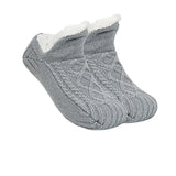 Cozy Non-Slip Winter Socks for Women & Men – Warm Fleece-Lined Home Slipper Socks