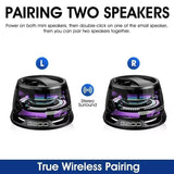 VIKEFON G200 Mini Bluetooth Speaker – RGB Magnetic Speaker with 7-Hour Playback & Phone Holder