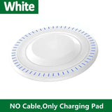 Ultra-Slim Fast Wireless Charger Pad with LED Indicator & Type-C Cable – 30W High-Speed Charging for iPhone, Samsung & Qi Devices