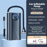 Portable Wireless Car Air Pump with Digital Display & Multi-Mode Inflation