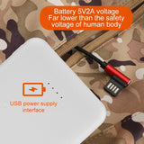 USB Heated Jacket for Men & Women - Smart Winter Heating Coat with Hood for Outdoor Sports