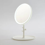 LED Touch Screen Makeup Mirror with 3 Light Modes – USB Rechargeable & Portable