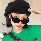 Nuevas gafas de sol con forma de ojo de gato para mujer: diseño vintage ovalado y cuadrado elíptico