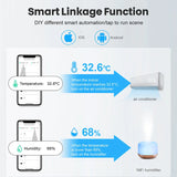 Smart WiFi Temperature & Humidity Sensor with LED Display – Tuya App, Alexa & Google Assistant Compatible