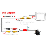 1080P AHD Car Backup Camera with Night Vision and Parking Guidelines