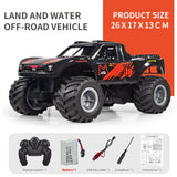 Vehículo anfibio todoterreno JJRC Q156 4WD para escalada: vehículo acrobático RC resistente al agua