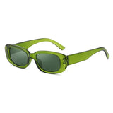 Retro Rectangle Sunglasses for Women – UV400 Vintage Fashion Eyewear with Anti-Glare Lenses