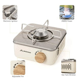 2800W Portable Gas Camping Stove - High-Power Outdoor Burner with Magnetic Connection
