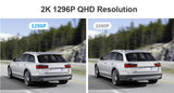 2K QHD Dash Cam with WiFi, Voice Control & Night Vision for Cars