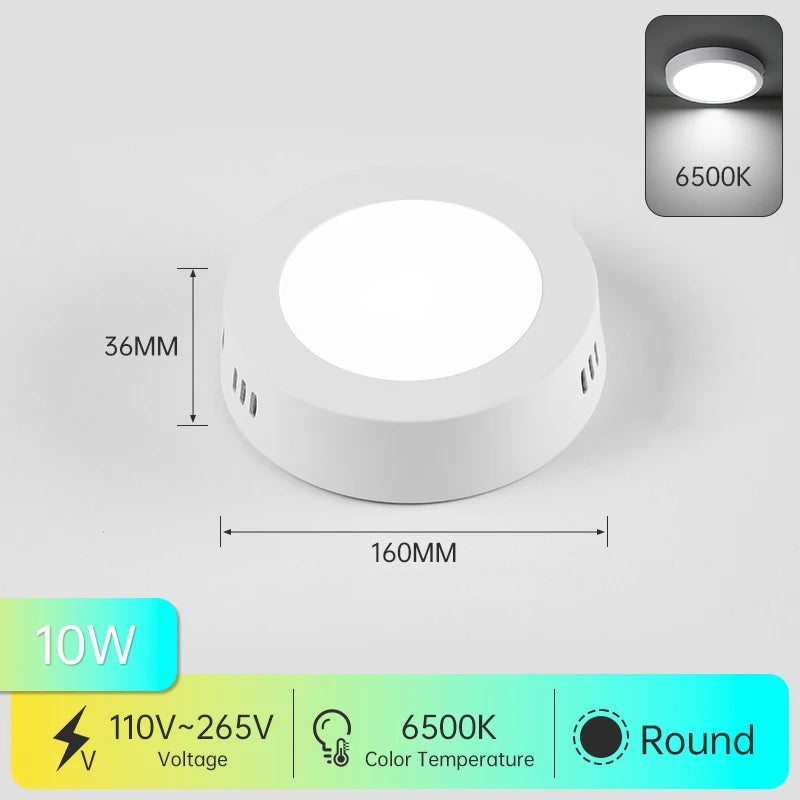 Panel de lámpara de techo LED: accesorio de decoración moderna para el hogar, el dormitorio, el baño y la sala de estar