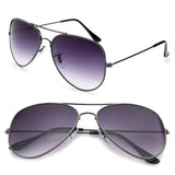 FOENIXSONG Fashion Pilot Round Gradient Mirror Sunglasses for Men & Women