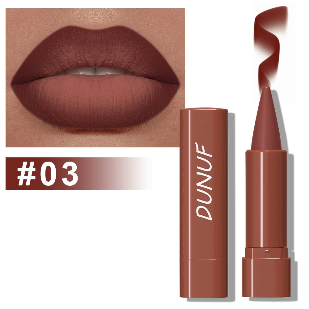 Matte Gradient Lip Liner Pen – Long-Lasting Velvet Lipstick for Smooth, Defined Lips