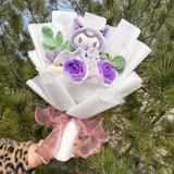 Hello Kitty Plush Bouquet - Sanrio Flower Doll Gift Set (35cm)