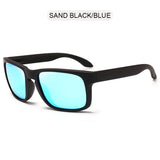 Gafas de sol polarizadas cuadradas clásicas negras: protección UV400 para deportes y aventuras al aire libre