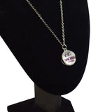 Trendy Glass Ball Pendant Necklace – Unisex Zinc Alloy Chain Design