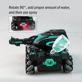 RC Spray Stunt Car – Tanque de waterpolo con control remoto de 2,4 G y acción 4WD