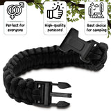 Tactical Paracord Survival Bracelet – 7-Strand 4mm Emergency Rope for Outdoor Adventures