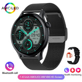 AMOLED Smart Watch with Bluetooth Calling, Fitness Tracking & AI Voice Assistant