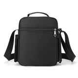 Men’s Oxford Fabric Flap Messenger Bag – Soft Casual Shoulder Bag with Zipper Pocket