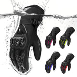 Waterproof Motorcycle Gloves - Windproof, Touchscreen & Winter Riding Protection