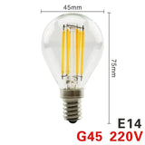 Vintage LED Edison Bulb – E14 & E27 | 2W-8W | 220V | Warm White Filament Light