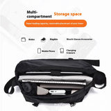 Men’s Oxford Flap Crossbody Bag – Durable Lightweight Shoulder Bag for Everyday Use