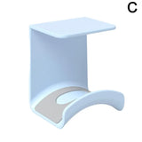 Soporte de pared universal para auriculares: colgador de plástico adhesivo para debajo del escritorio para juegos, auriculares y cascos