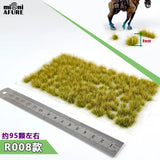Miniature Static Grass Tufts - Realistic Scenery for Model Railways & Dioramas