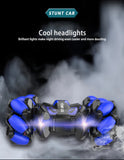 WLtoys F1 Drift RC Car: coche acrobático con control por gestos, tracción en las 4 ruedas, luces LED y efecto de rociado
