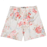 Men’s Floral Mesh Gym Shorts – Lightweight Summer Athletic Shorts for Sports, Beach & Casual Wear