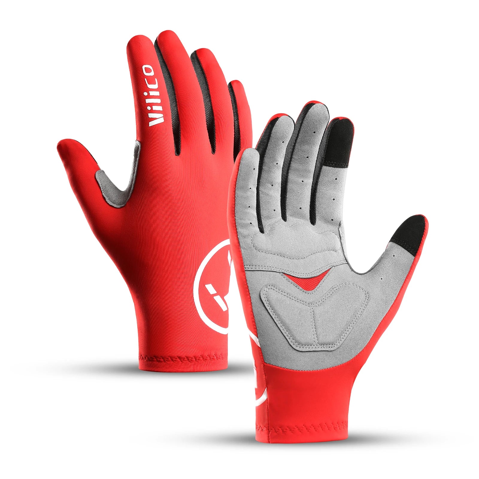 Cycling Gloves with Touchscreen - Breathable & Gel-Padded for Road & MTB Riding