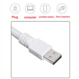 Lámpara de noche de mesa USB: portátil y con protección para los ojos para leer y estudiar